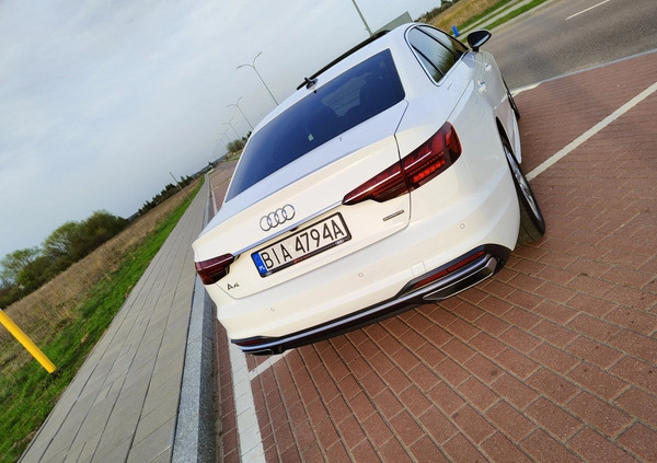 Audi A4 cena 127500 przebieg: 34500, rok produkcji 2021 z Białystok małe 92